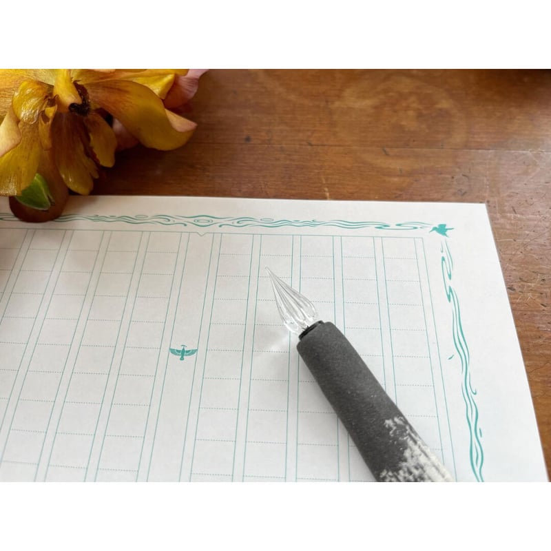 値下げ【ガラスペン】カラツペン 縞文 ＆【インク】カラツイロ 窯変 値下げ【ガラスペン】カラツペン 縞文 ＆【インク】カラツイロ