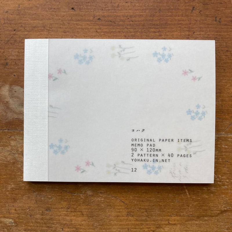 ヨハクさんメモパッド（ミモザ） M-028 メモ帳 04 ミモザ | ヨハク