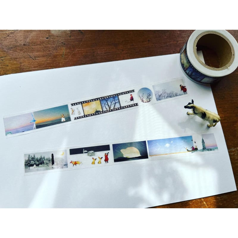 ツバキ舎×Jun Sasaki マスキングテープ 余白の海 | ツバキ舎