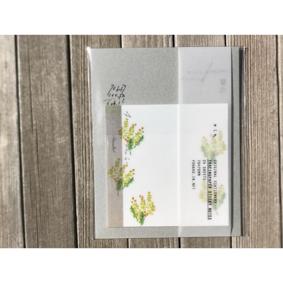 ヨハク トレーシングペーパー付箋 | ツバキ舎