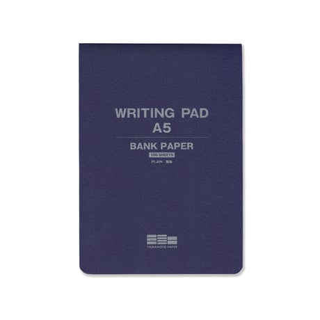 山本紙業株式会社　BANK PAPER　WRITING PAD A5