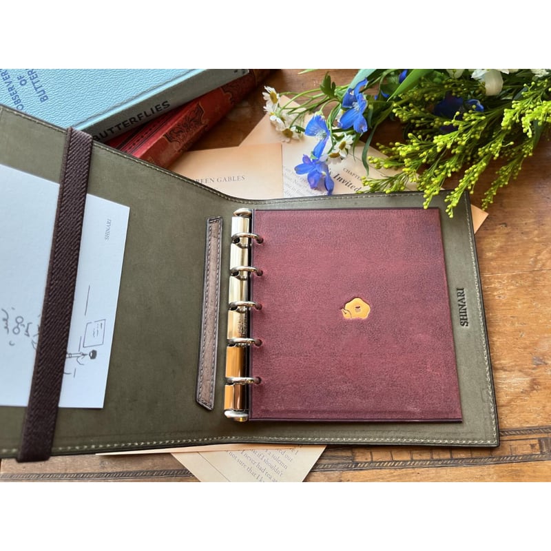 SHINARIさま×ツバキ舎 オリジナルM5スクエア手帳〔受注生産〕 | ツバキ舎