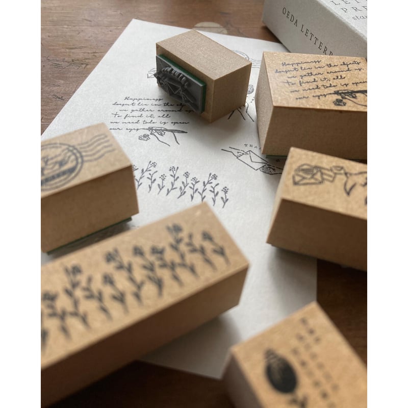 大枝活版室 【Standard】Original rubber stamp box | ツバキ舎