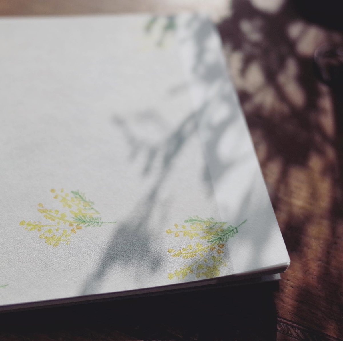 ヨハク メモ帳 04 ミモザ | ツバキ舎