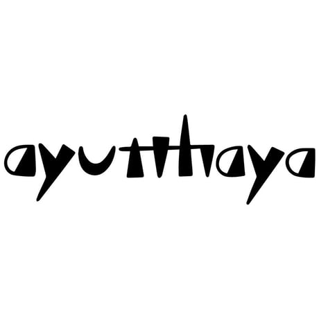 ayutthayaミニロゴT【ブラック】