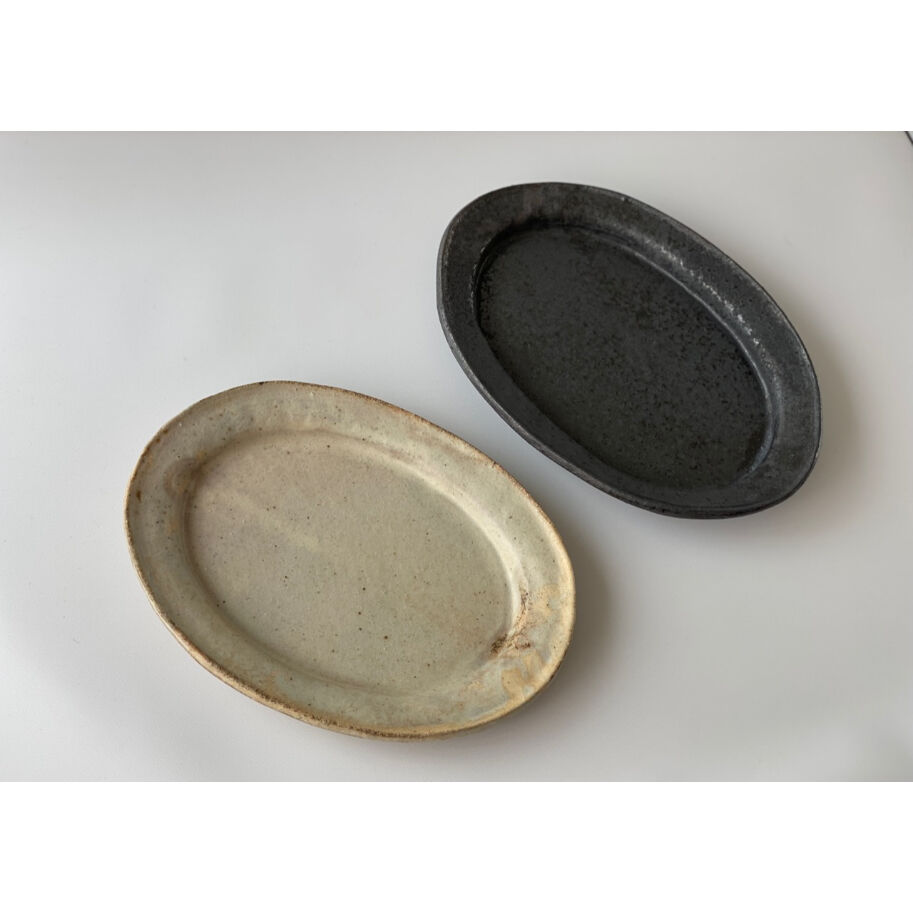 美品　遠藤素子オーバル皿M&S 4枚セット 美品遠藤素子オーバル皿M&S 4枚セット