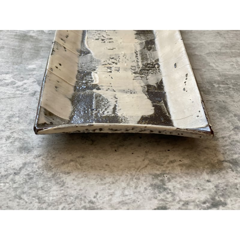 大原拓也さん　アンティークゴールド八角長角皿　2枚【未使用】 アンティークゴールド八角長角皿 小【大原拓也】