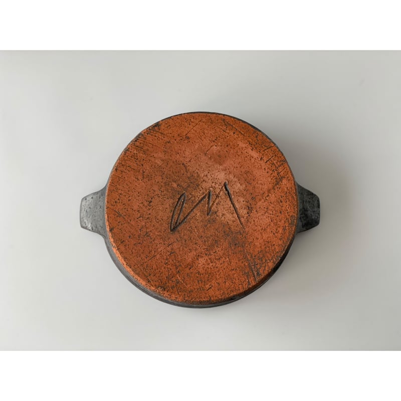 遠藤素子】グラタン皿 大 粉引／鉄釉 | Kinilu STORE