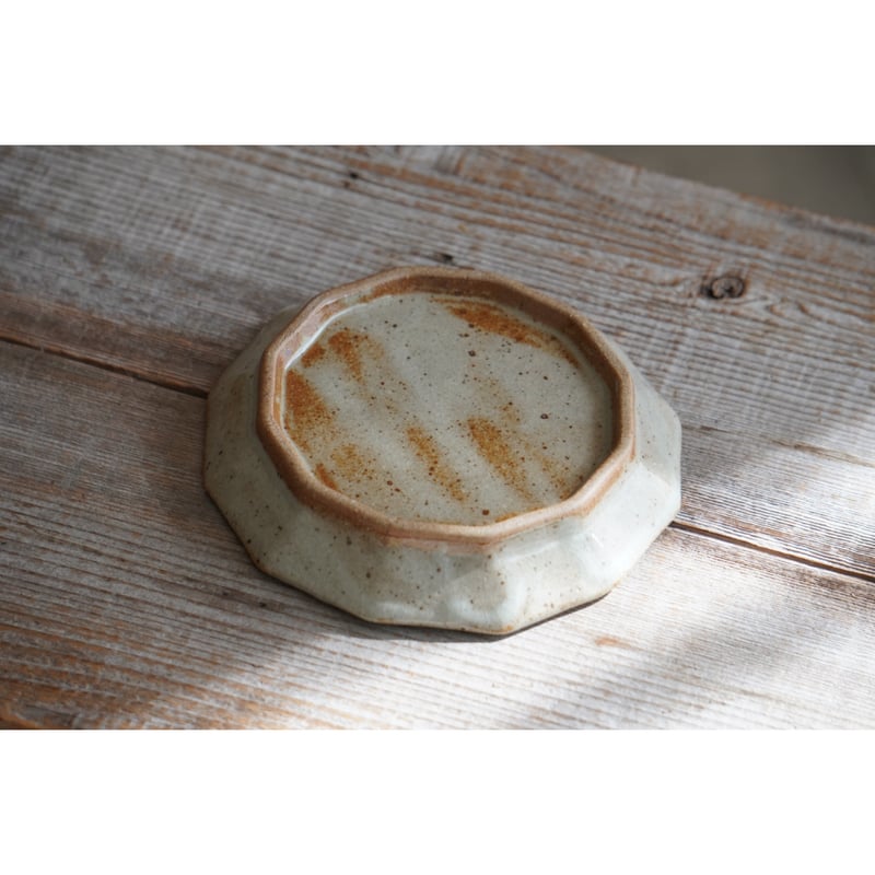 加藤舞】 呉須絵12角皿 4寸 | Kinilu STORE