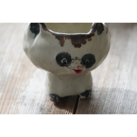 【廣田哲哉】パンダネコぐい呑み
