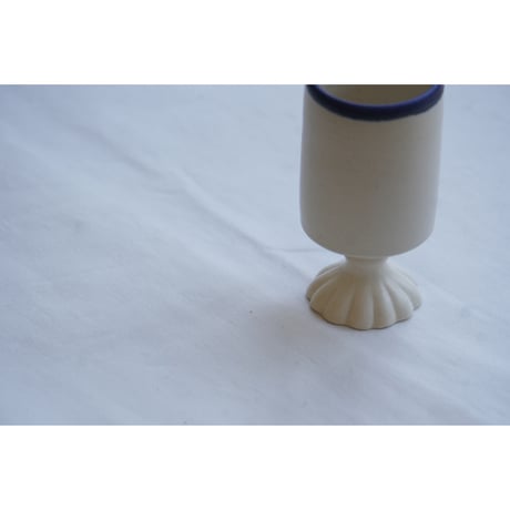 【平厚志】酒器　足花／丸