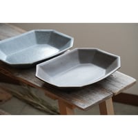 大原拓也】長角皿 S／刷毛目 | Kinilu STORE