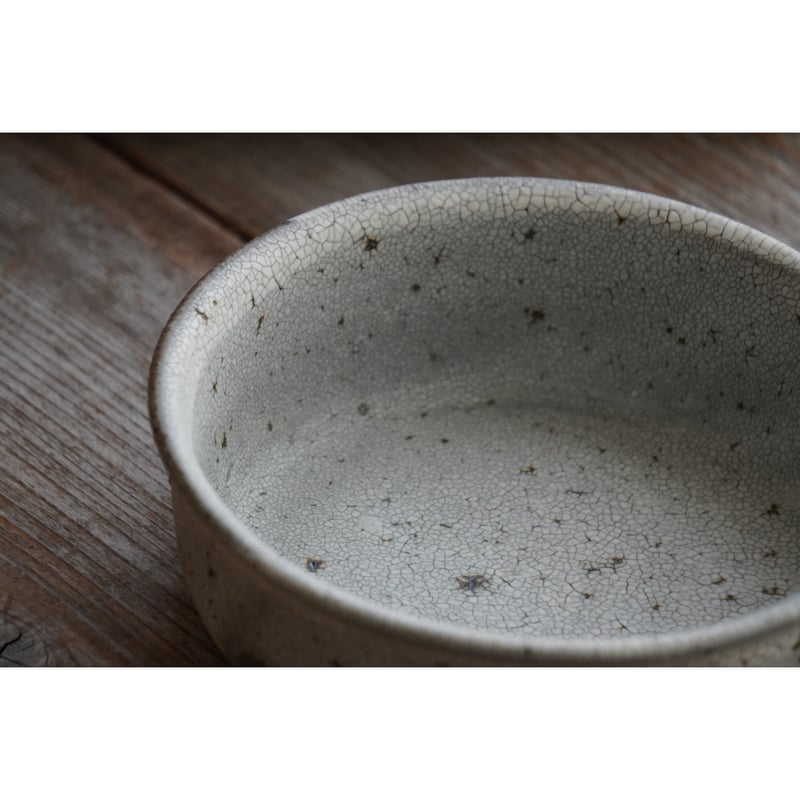 信楽焼 大原拓也さん 裂粉引 リムプレート スープ皿 2枚 信楽焼 大原