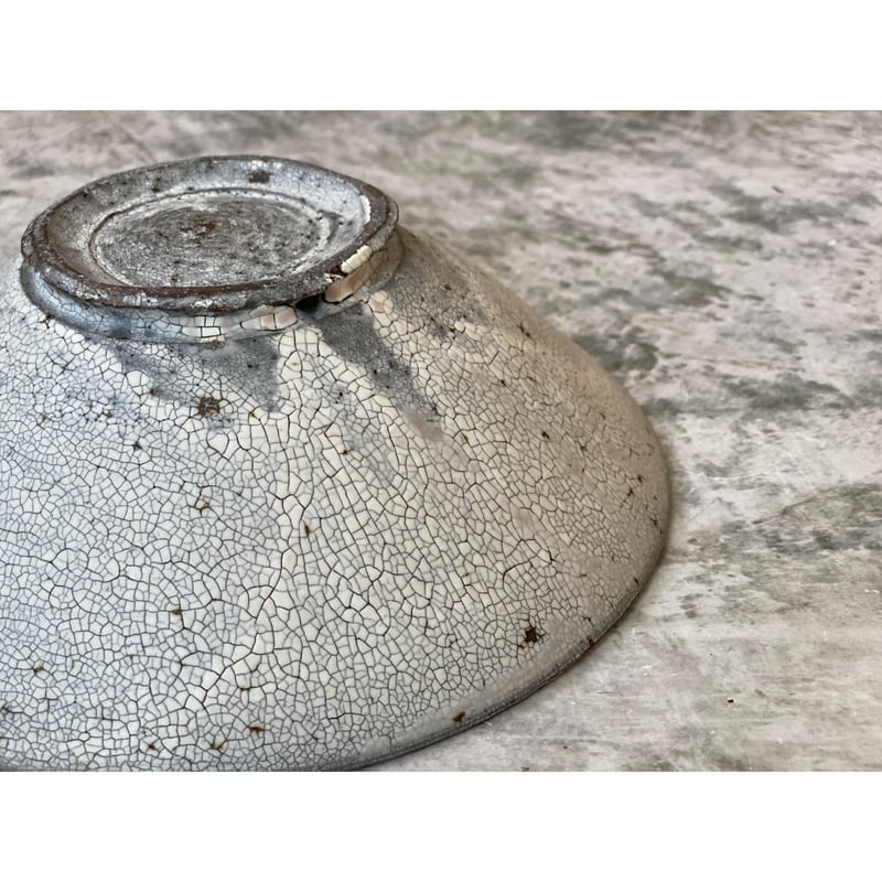 大原拓也】7寸浅鉢 裂粉引 | Kinilu STORE