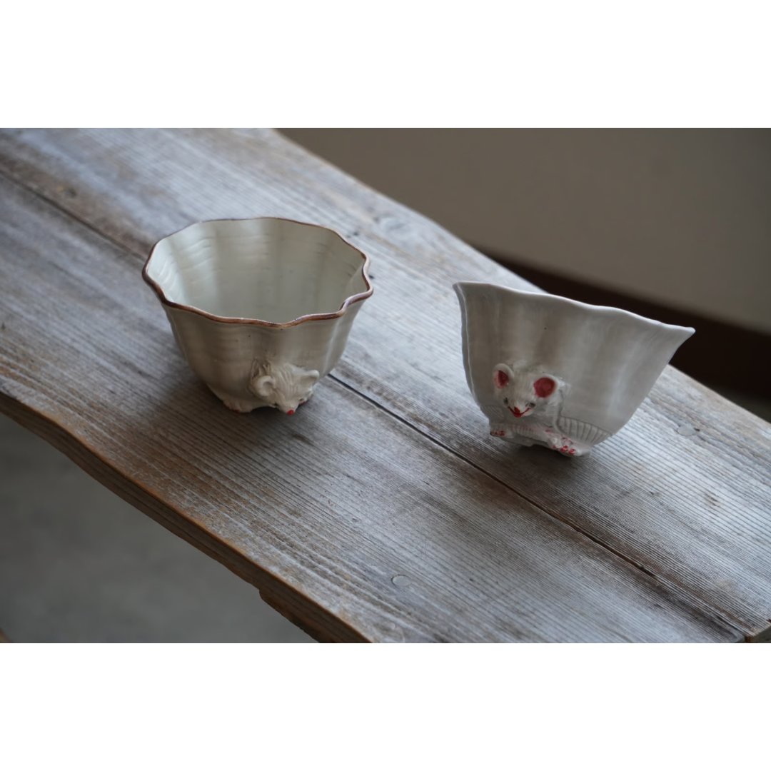 廣田哲哉作品　カップ 廣田哲哉】ネコティーカップ | Kinilu STORE