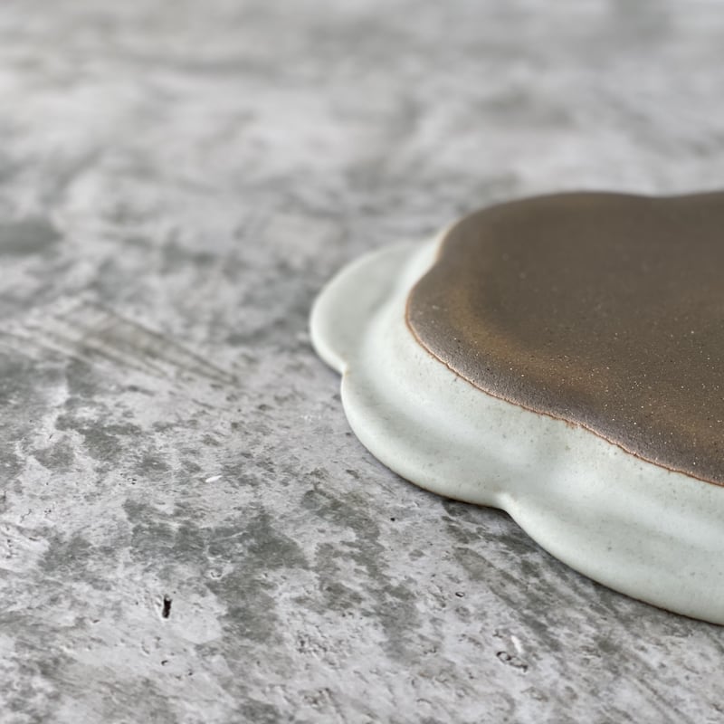 中林範夫】花雲皿A 白 7寸 | Kinilu STORE