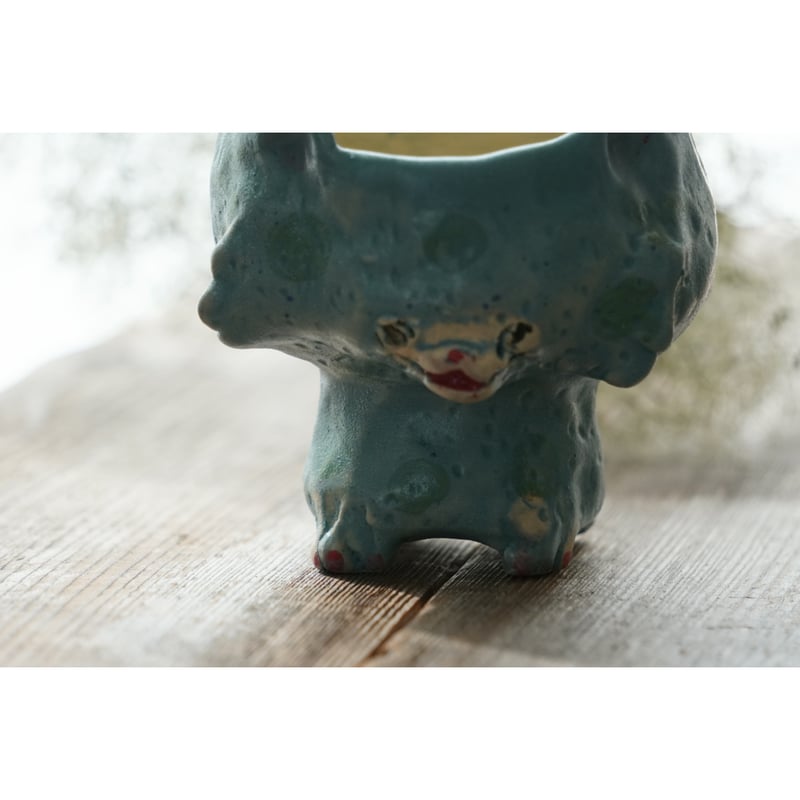 廣田哲哉】ネコ植木鉢 | Kinilu STORE