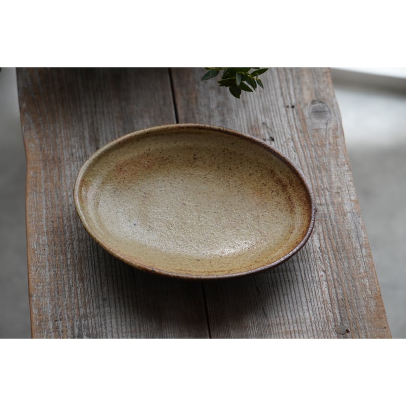 庄司理恵】オーバル皿／小 | Kinilu STORE