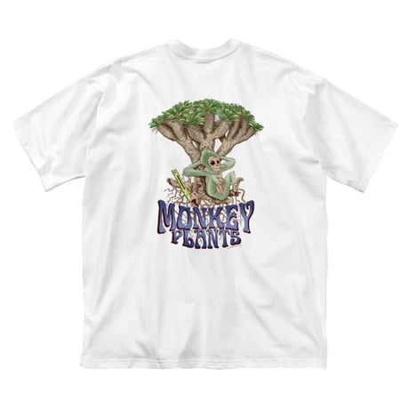 monkey plants オリジナルTシャツ