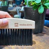 monkey plants ロゴ入り 卓上ブラシセット