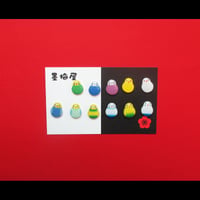 【選べるピアス】インコ３【片耳1個売り】