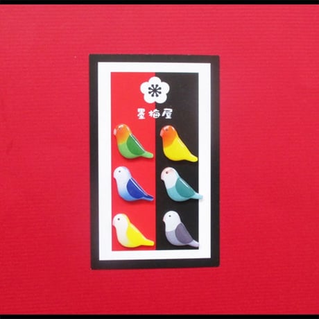 【選べるピンバッジミニ】コザクラインコ