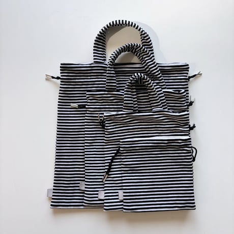 ドローイングバッグ Terry towelボーダー Sサイズ/Miniサイズ/miniminiサイズ