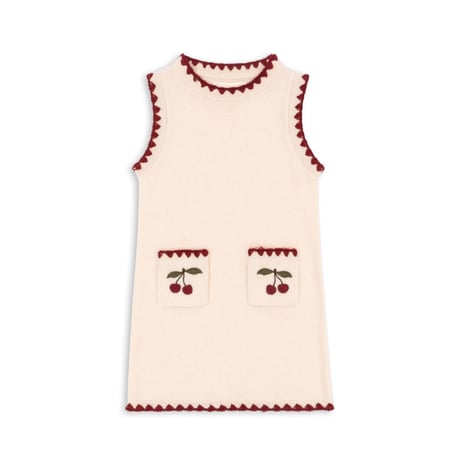 Konges Sløjd 　COLLETTE DRESS - OFF WHITE