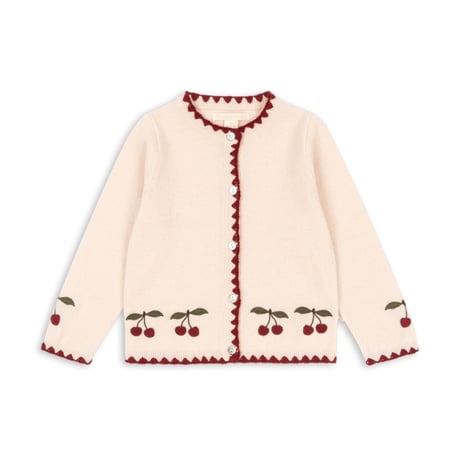 Konges Sløjd 　COLLETTE CARDIGAN - OFF WHITE