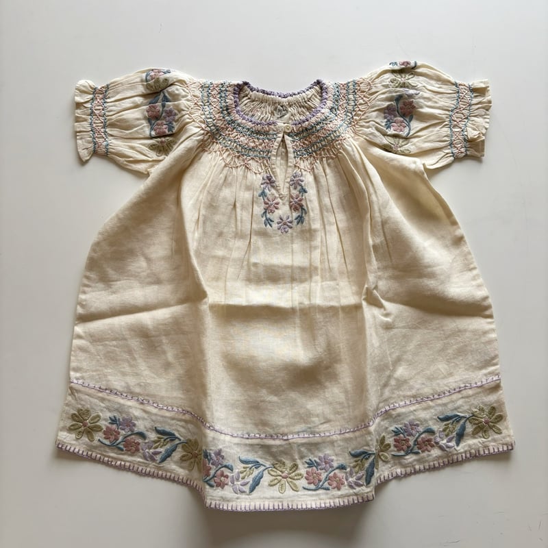 Apolina VERNA SMOCK DRESS - CREAM | Baby Style