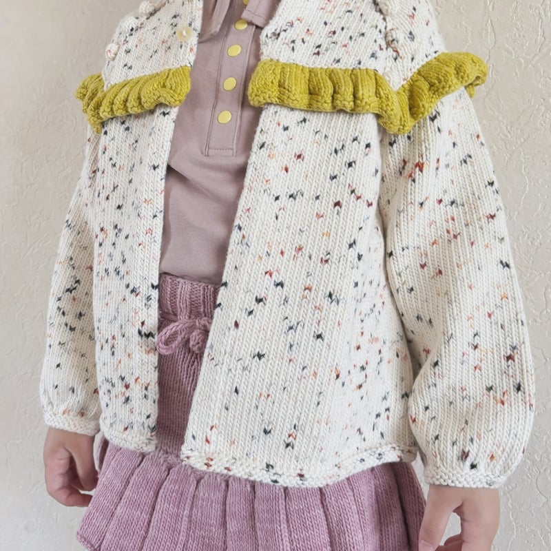 Misha & Puff Ruffle Cardigan -Picnic Confetti | Misha & Puff Ruffle Cardigan -Picnic Confetti |