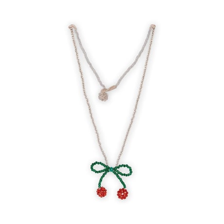 Konges Sløjd　PEARLY NECKLACE & BRACELET S - CHERRY