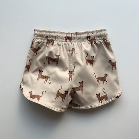 Rylee + Cru　SWIM TRUNK - LEOPARD