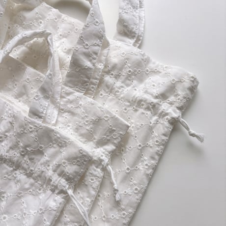 ドローイングバッグ lace embroidery Mサイズ/Sサイズ/Miniサイズ/minimini