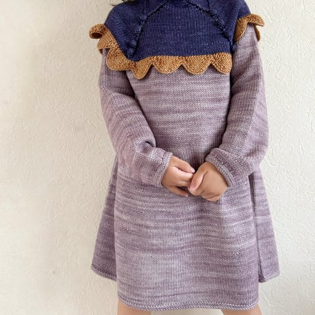 Misha & Puff　Scallop Yoke Tunic Dress - Periwinkle