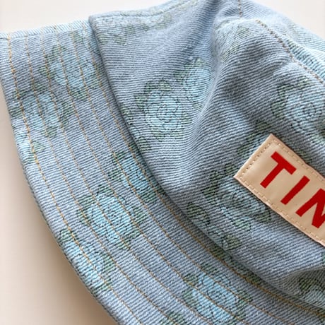 tiny cottons  Blue Flowers Bucket Hat
