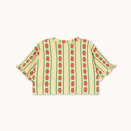 tiny cottons  Rose Pattern Crop Tee