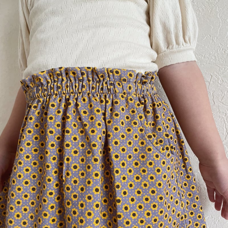 Misha & Puff Sadie Skirt - Pewter Flower Dot | Misha & Puff Sadie Skirt - Pewter Flower Dot |