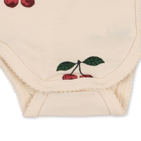 Konges Sløjd  BASIC LS NEWBORN BODY GOTS/MA GRANDE CERISE