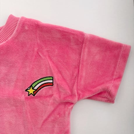 CarlijnQ　Cropped Crewnek With Embroidery - Basic