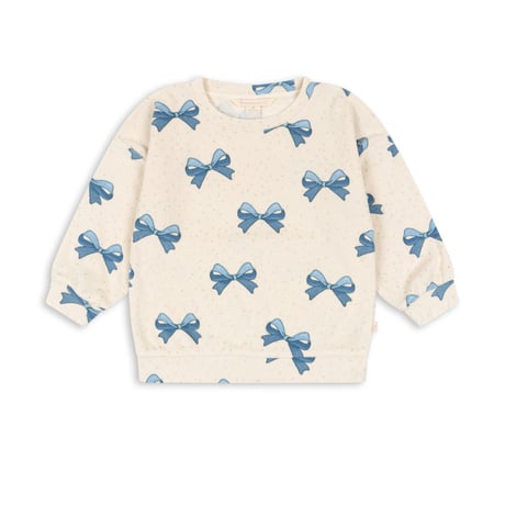 Konges Sløjd　ITTY SWEAT SHIRT GOTS - BOWIE BLUE GOLD