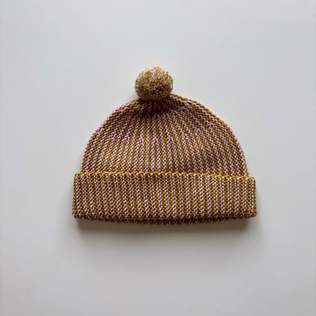 misha&puff□Garter Hat□nutmeg