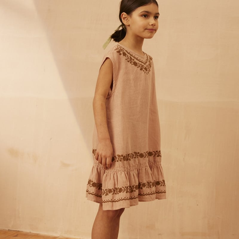 Apolina BEULAH DRESS - ROSEWATER | Baby Style LAB