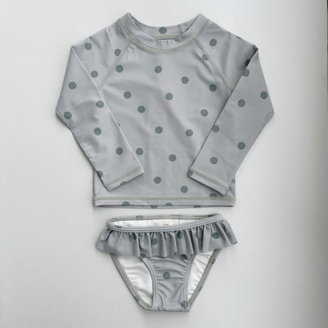Rylee + Cru　RASH GUARD GIRLS SET - POLKA DOT