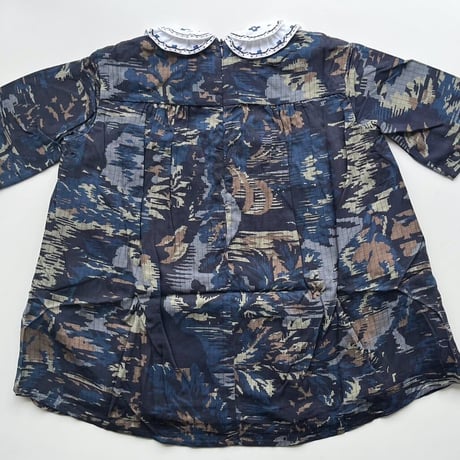 CARAMEL BUDDLEIA DRESS 3Y-6Y-TAPESTRY FLORAL BLUE