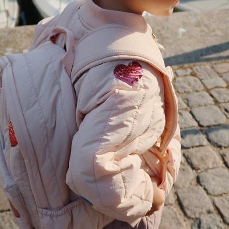 KongesSløjd　JUNO SEQUIN BOMBER JACKET - CAMEO ROSE