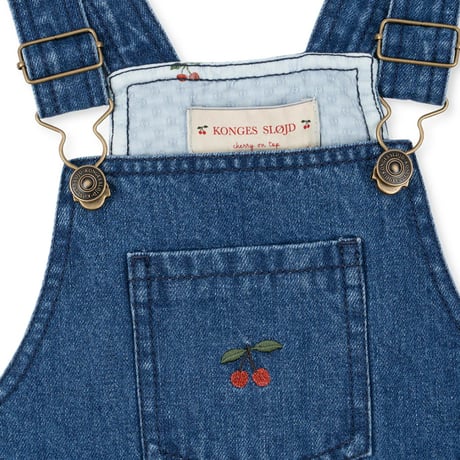 Konges Sløjd MAGOT OVERALLS GOTS - DENIM BLUE CHERRY