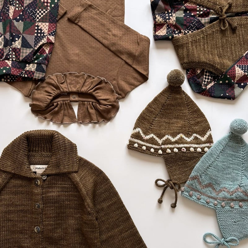 Misha & Puff Zig Zag Vest - Nutshell | Baby Sty