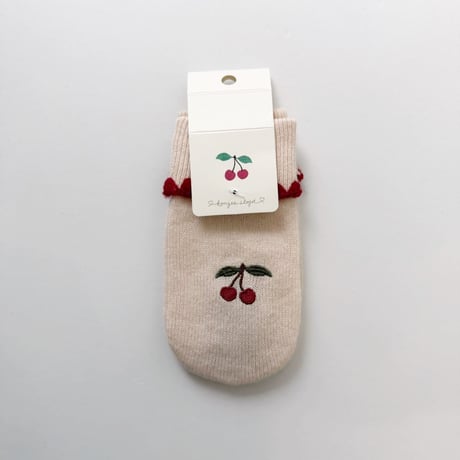 Konges Sløjd 　COLLETTE MITTENS - OFF WHITE