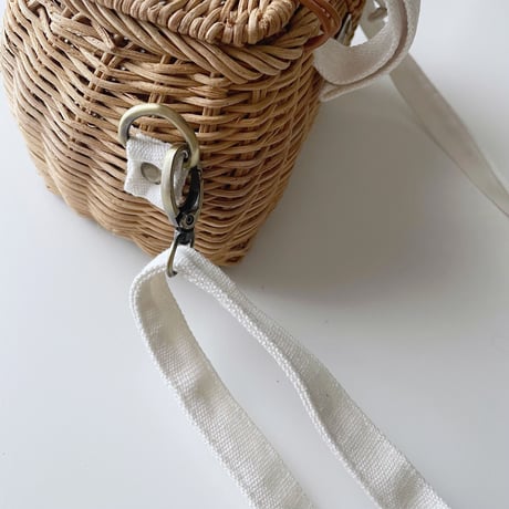Olli Ella  MINI CHARI RATTAN BAG-Natural